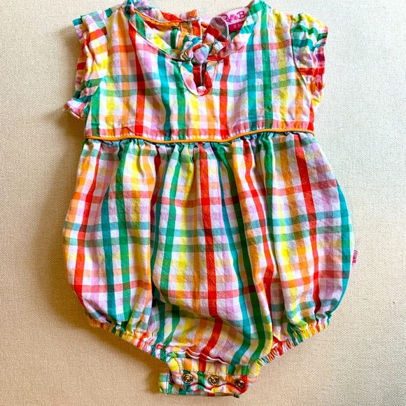 Rainbow Ruffle Onesie - Picture 1 of 2